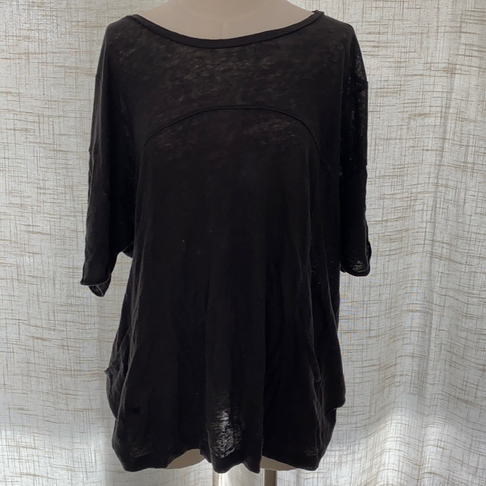 American Vintage black loose fit top